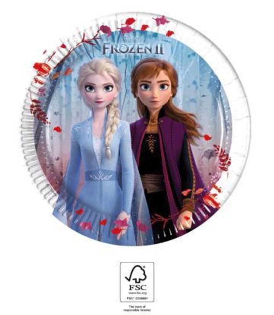 Párty talíře Ledové Království 2 - Frozen 2 - 20 cm - 8 ks Obrázek produktu 