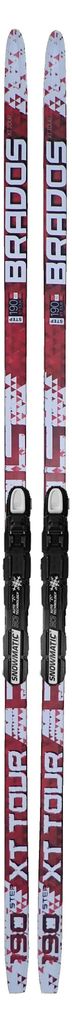 Acra Brados XT Tour Langlaufski mit NNN-Bindungen, rot, 205 cm - 195