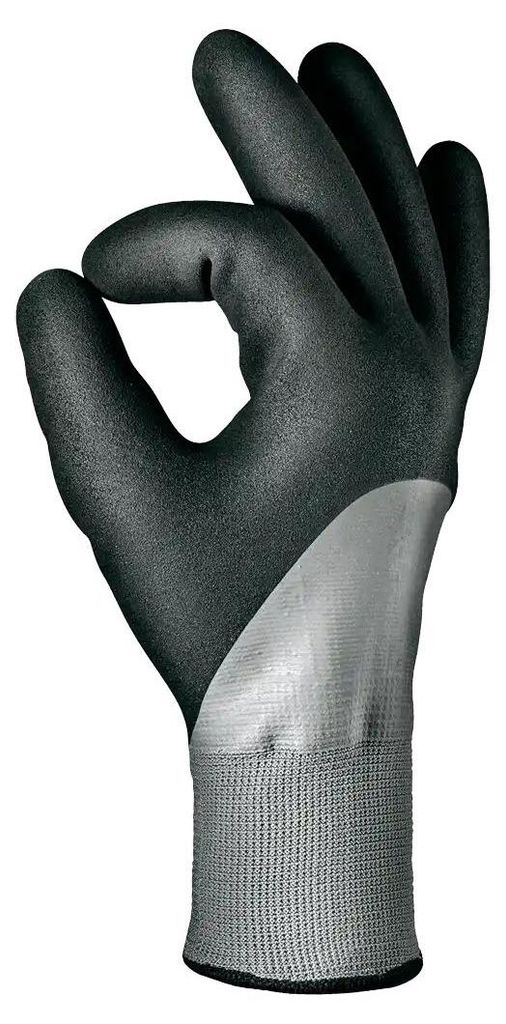 Sir Safety Junas Arbeitshandschuhe aus Nylon, latexbeschichtet, Fleecefutter, 12 Paar