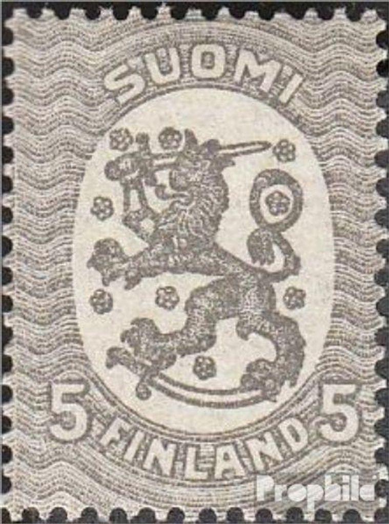 Briefmarken Finnland 1917 Mi 69A postfrisch Freimarken: Produktbild 