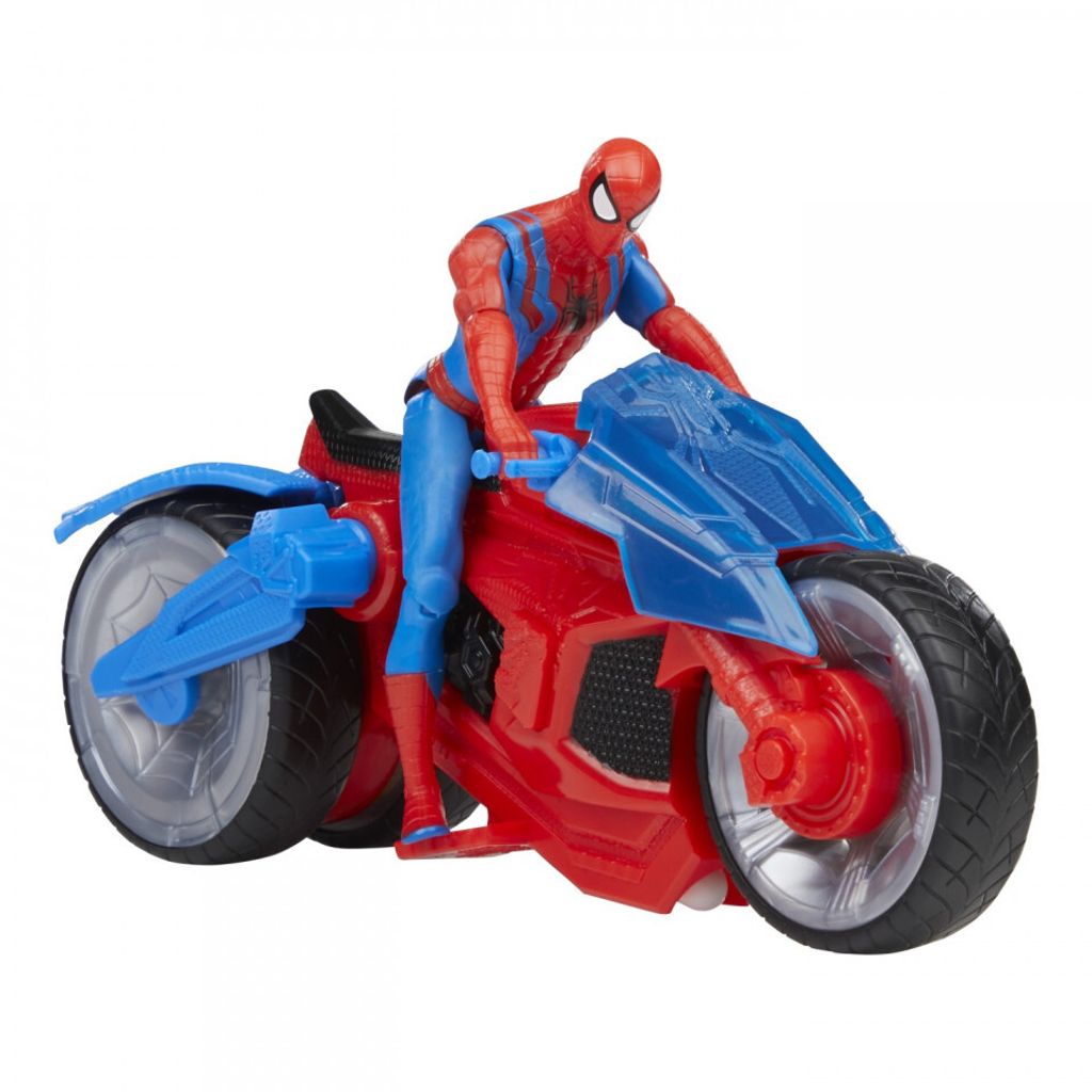 Hasbro Spiderman pavuinov motorka 10cm vozidlo a figrka Obrázok produktu 