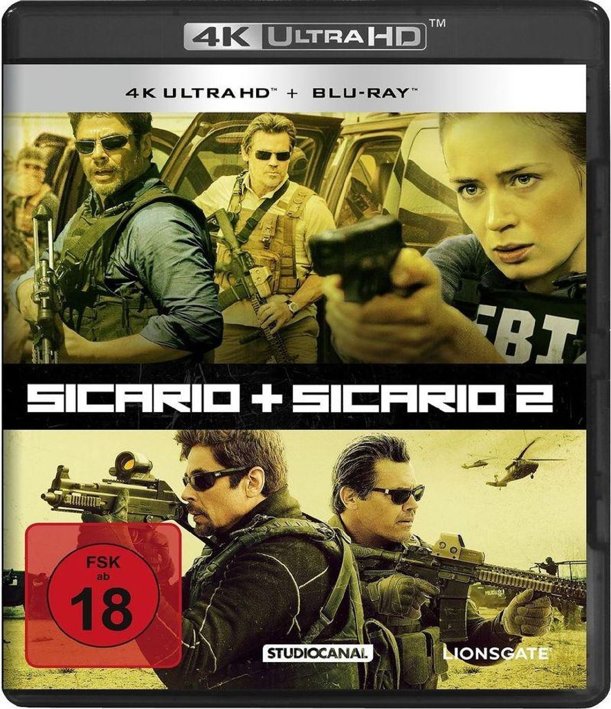 Sicario 1 & 2 (2 4K Ultra HD + 2 Blu-rays)