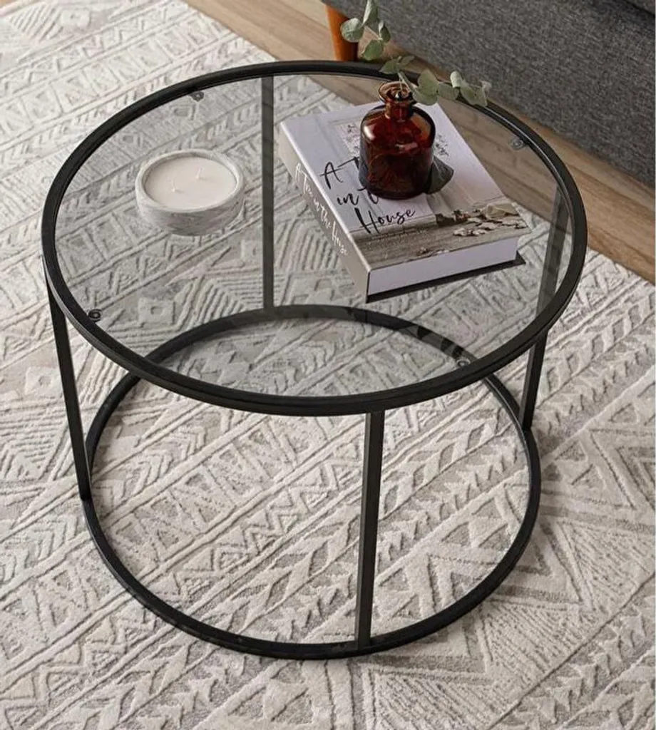 Table basse de salon Startis 60 cm : idéale pour petits espaces et studios