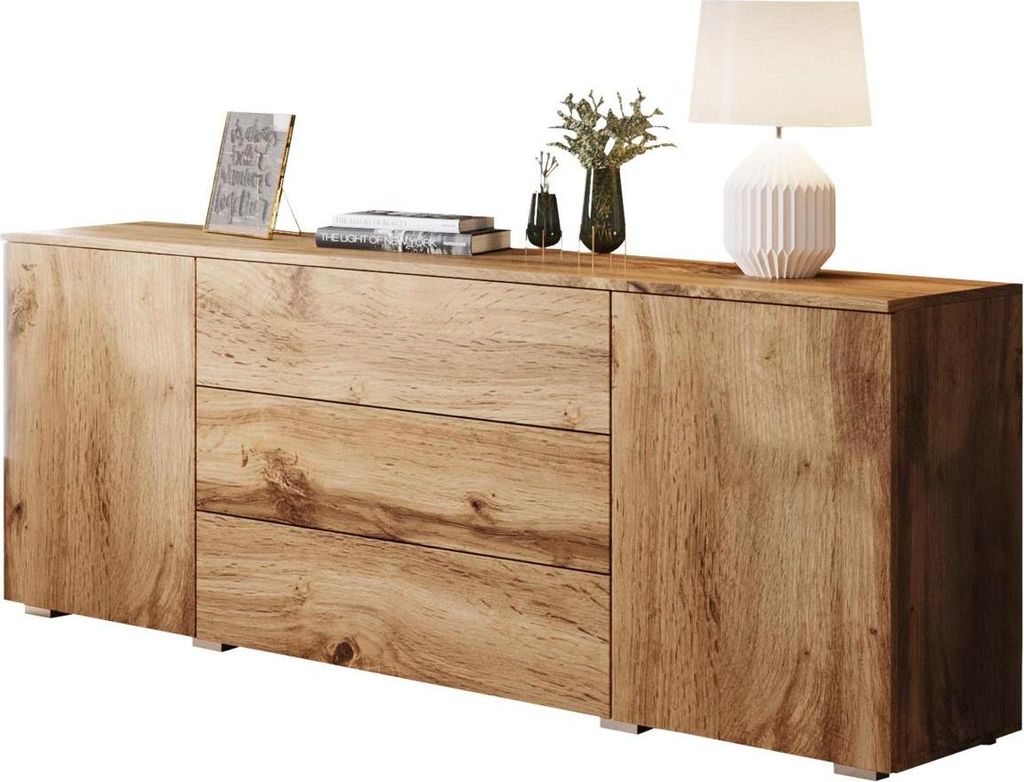 MIRJAN24 Kommode Awit 150 Highboard mit 3 Schubladen und 2 Produktbild 