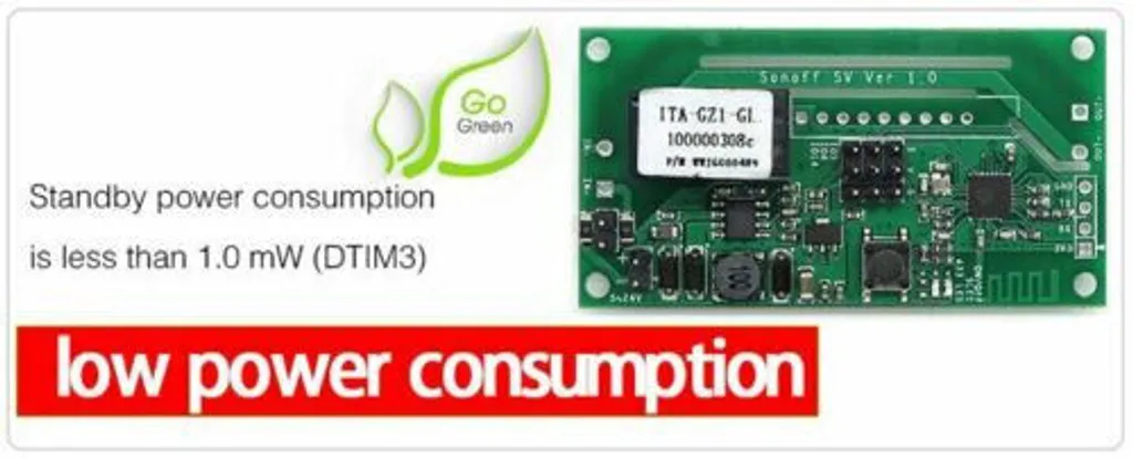 Module Sonoff SV WiFi Safe Voltage avec Mode Contact Sec pour Projet - 12