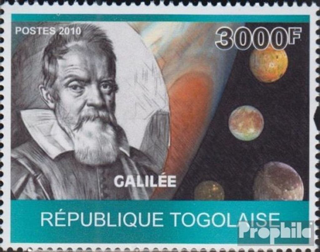 Briefmarken Togo 2010 Mi 3493 (kompl.Ausg.) postfrisch Galileo Galilei