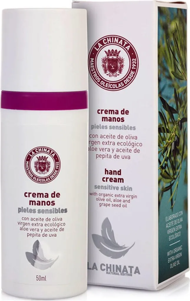 Soin des mains sèches La Chinata Sensitive 50 ml pour usage quotidien