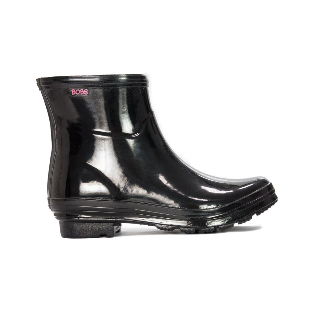 Skechers Damen Gummistiefel Schwarz, zum einfachen Schlüpfen, Modell 113377BBK