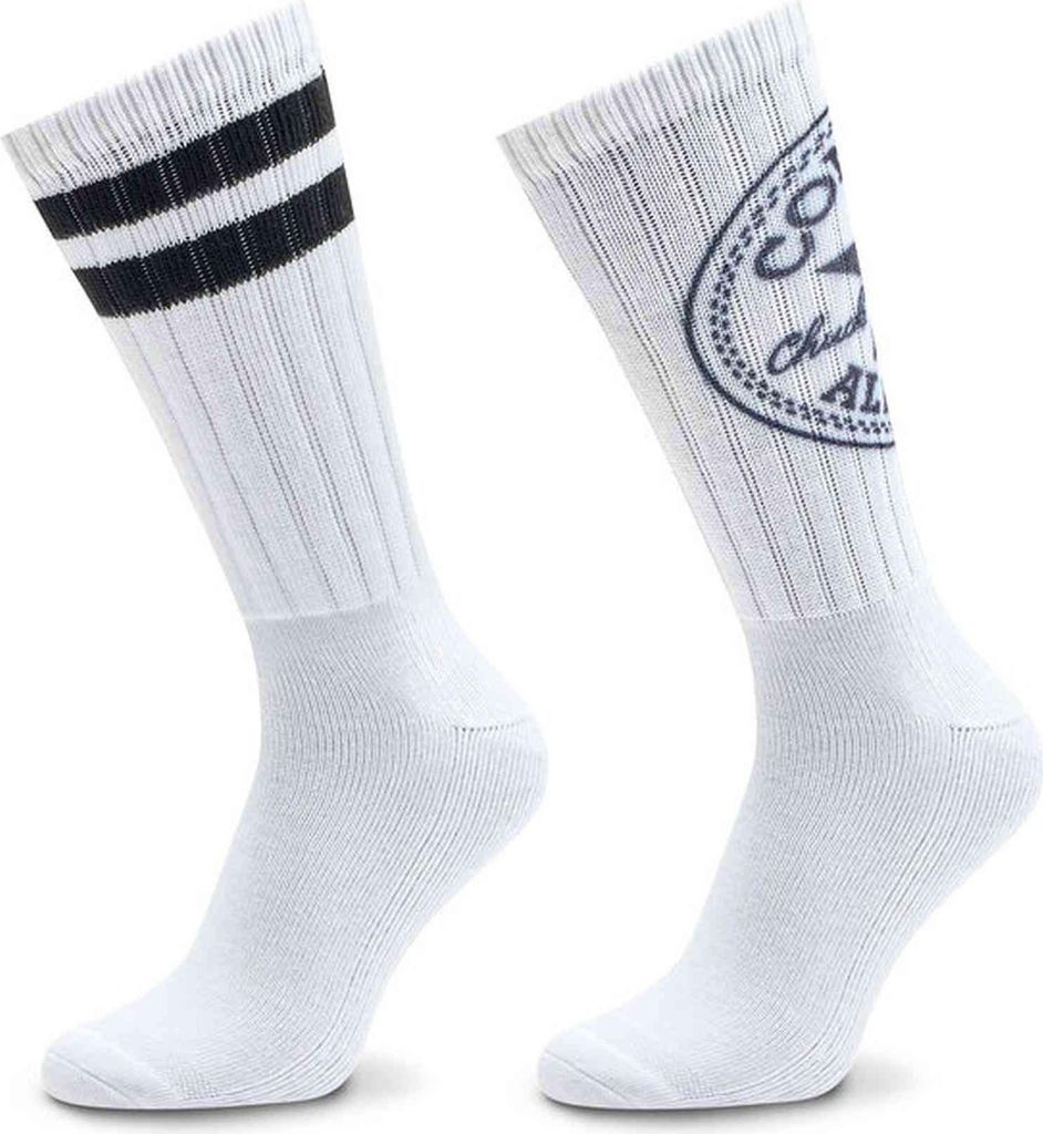Converse Socks E744W in White color size M
