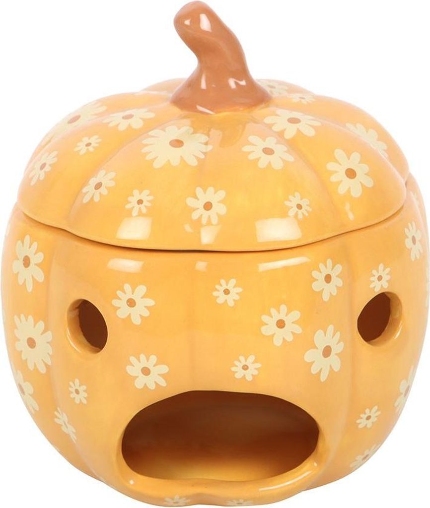 Something Different - Ölbrenner "Groovy Ghosts", Kürbis SD10171 (Einheitsgröße) (Orange/Weiß)