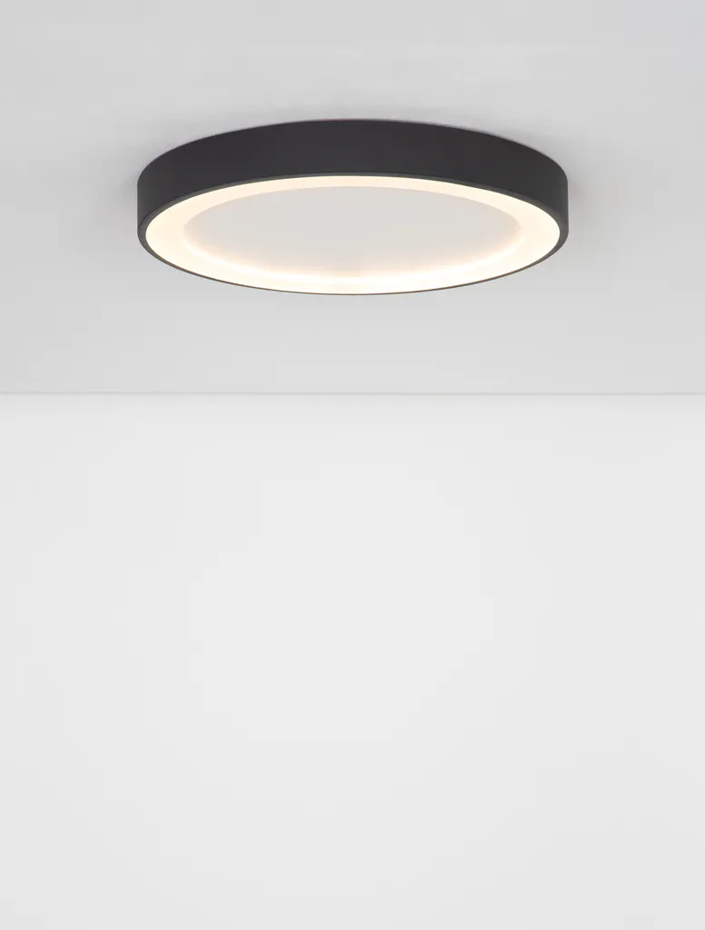 Plafonnier NODI de Nova Luce avec Branches Orientables en Acier Noir - 4