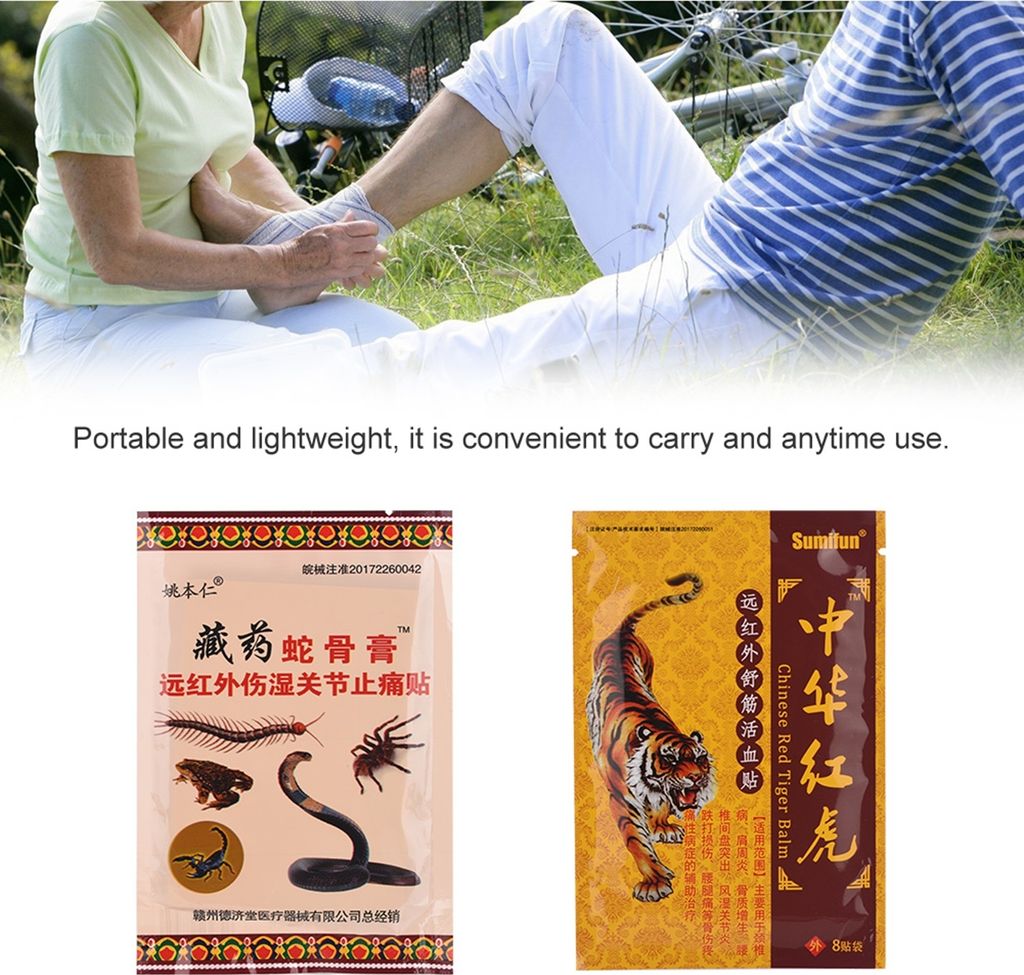 48pcs Far Infrared Magnetic Pain Relief Patch Medical Backache Neck Pain Relieving Plasters
