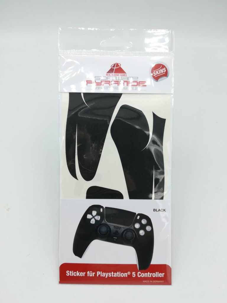 Software Pyramide PS5 Controller Skin schwarz Produktbild 