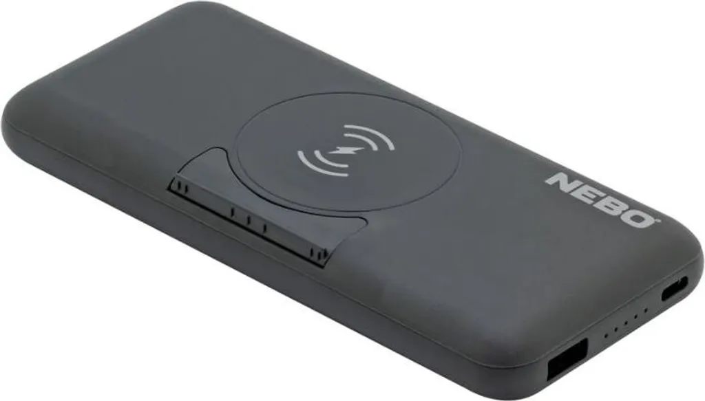 Powerbank Qi Wireless 10 000mAh NEBO avec Charge Rapide USB-C et Induction
