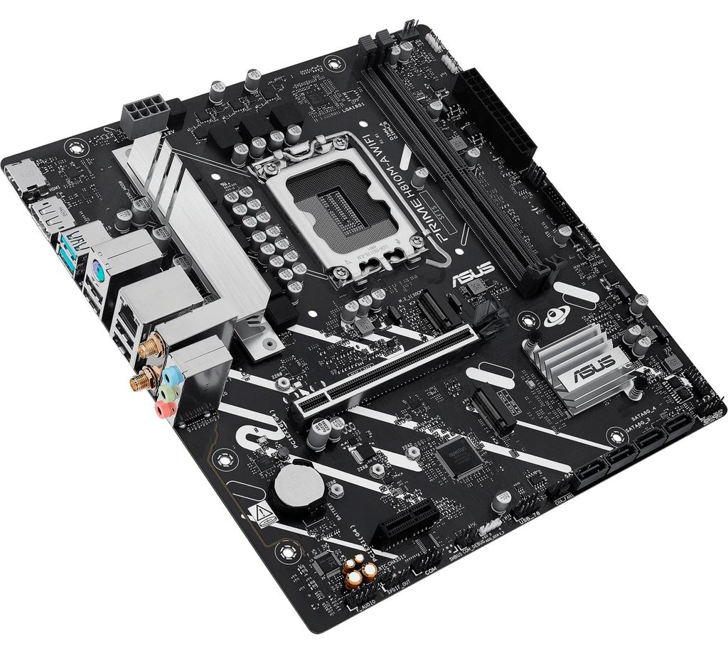Placa Base ASUS Intel H810 LGA 1851 Micro ATX PRIME H810M-A WIFI DDR5 M.2 PCIe 4.0 Wi-Fi 6 Bluetooth 5.3