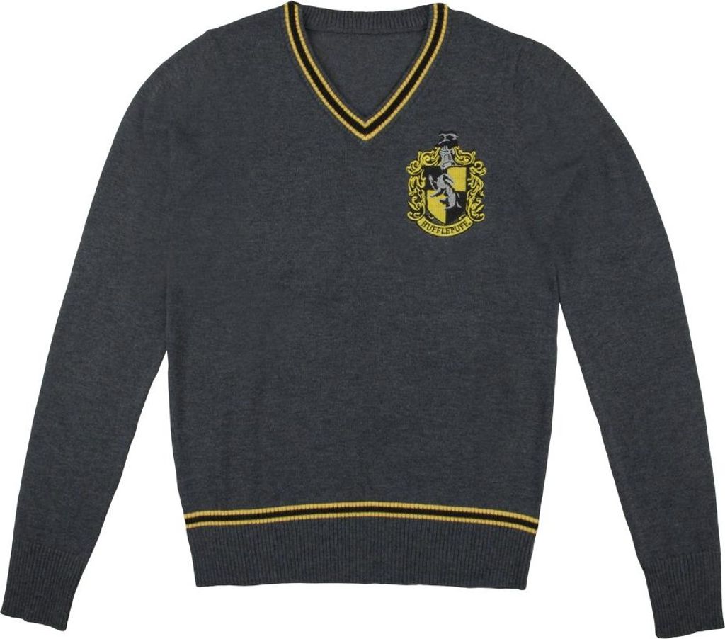 Harry Potter - "Hufflepuff" Sweatshirt für Herren, Zum Überziehen CD1641 (XXS) (Anthrazit)