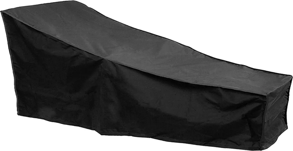 Housse Lounger Imperméable et Résistante aux Intempéries - Noir 200cm