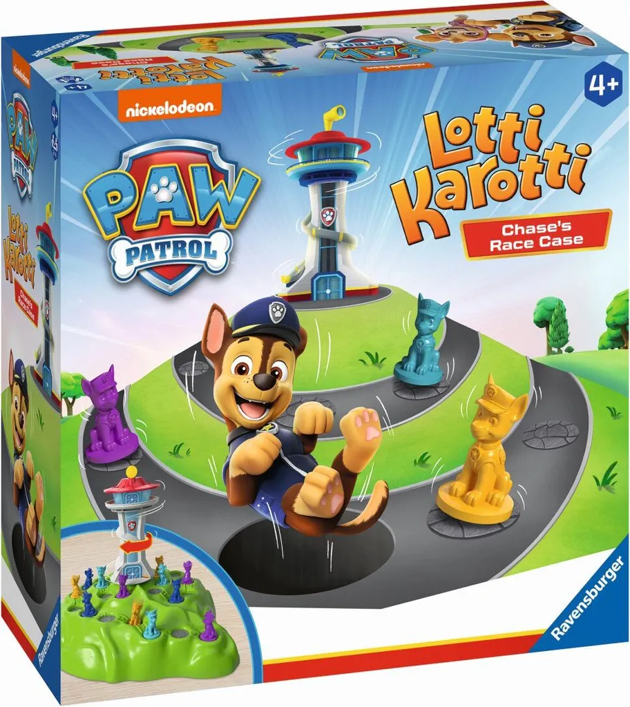 Cadeau enfant : Jeu Lotti Karotti Pat' Patrouille Chase Race amusant