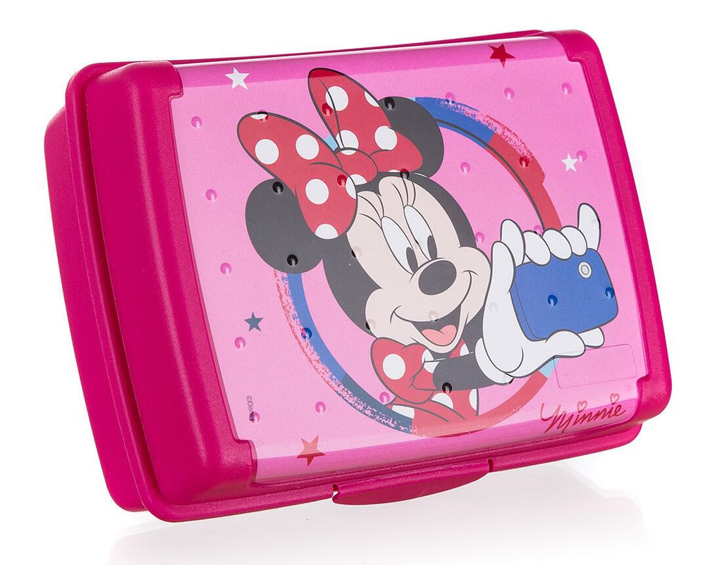 Snackbox 17x13x6,5cm MINNIE mit Clipverschluss aus Produktbild 