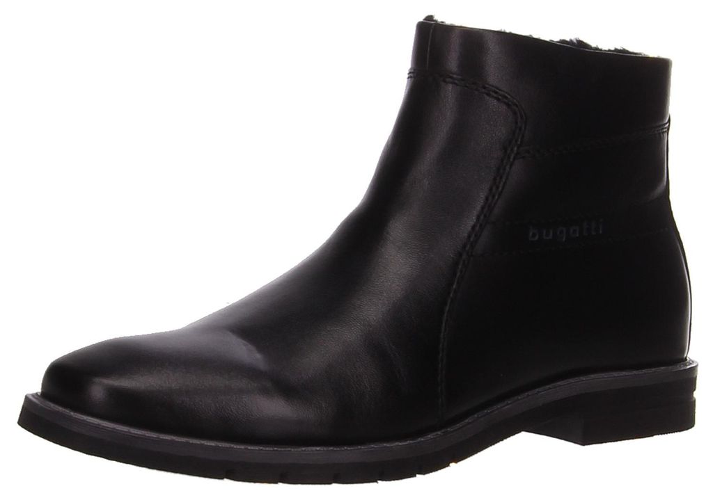 Bugatti Stiefelette in schwarz, Gr. 45