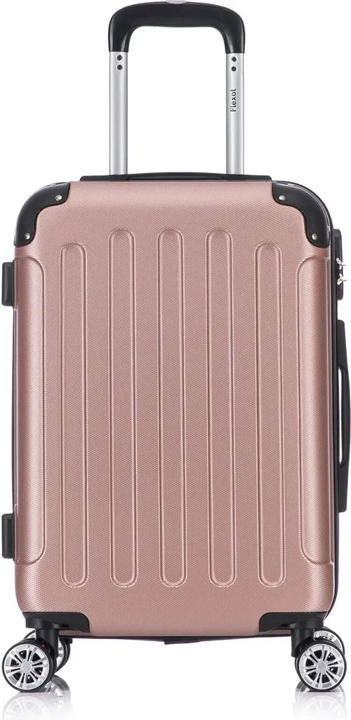 Regala stile con la Valigia Flexot F-2045 Oro Rosa - Trolley Cabina