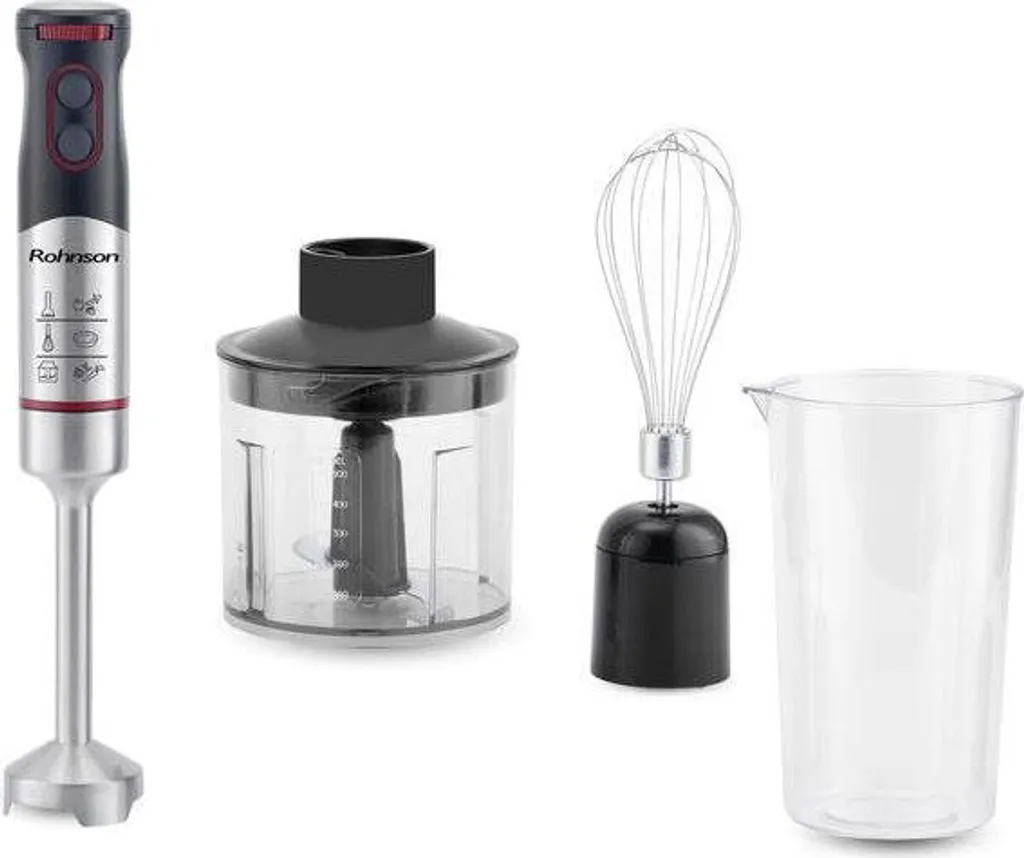 Mini hachoir de cuisine Rohnson R-5795 puissant pour légumes et viande