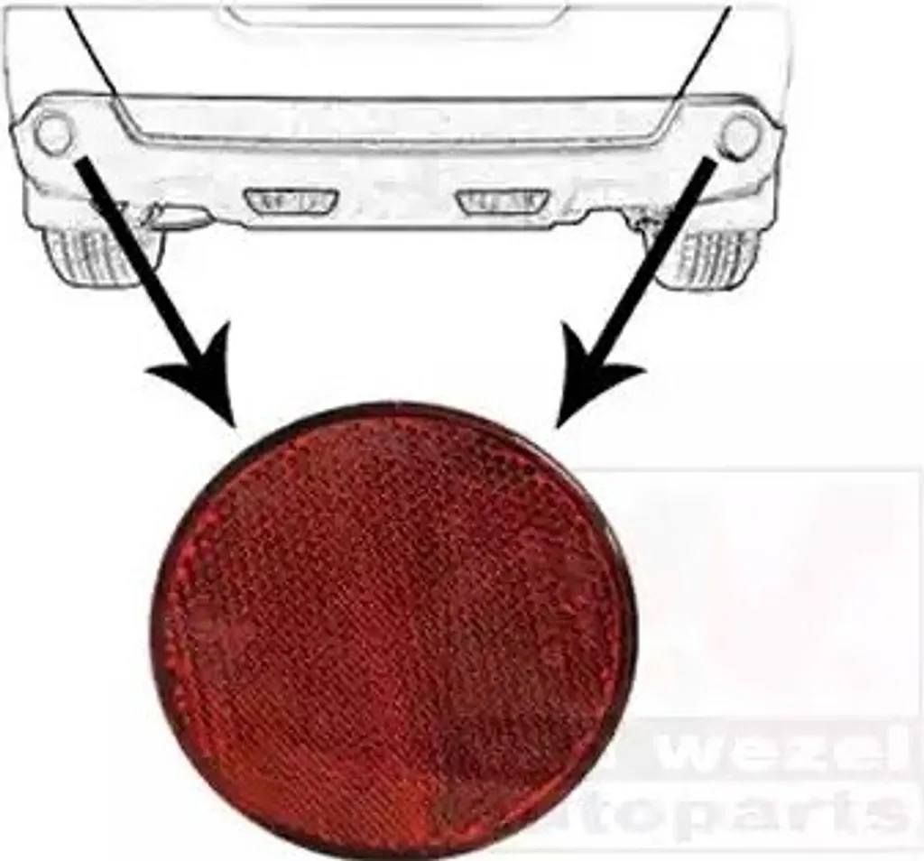 Riflettore VAN WEZEL 3368930 per Nissan Juke e X-Trail - Ricambio OEM
