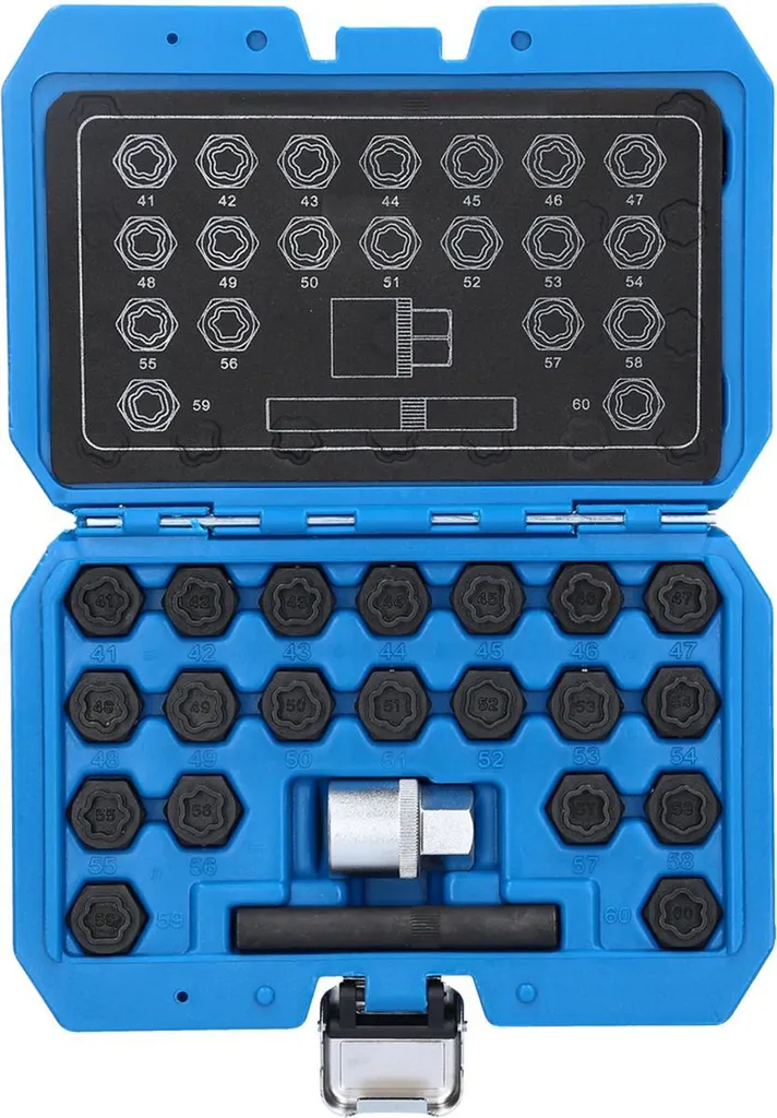 Kit complet de démontage pour écrou antivol BMW - Protection jantes - 11