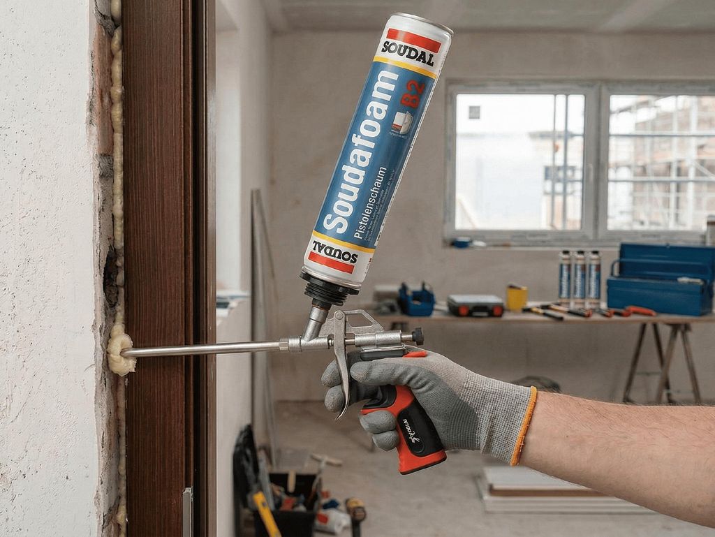 PU-Pistolenschaum 750 ml B2, 1K Montageschaum für Pistole, Produktbild 