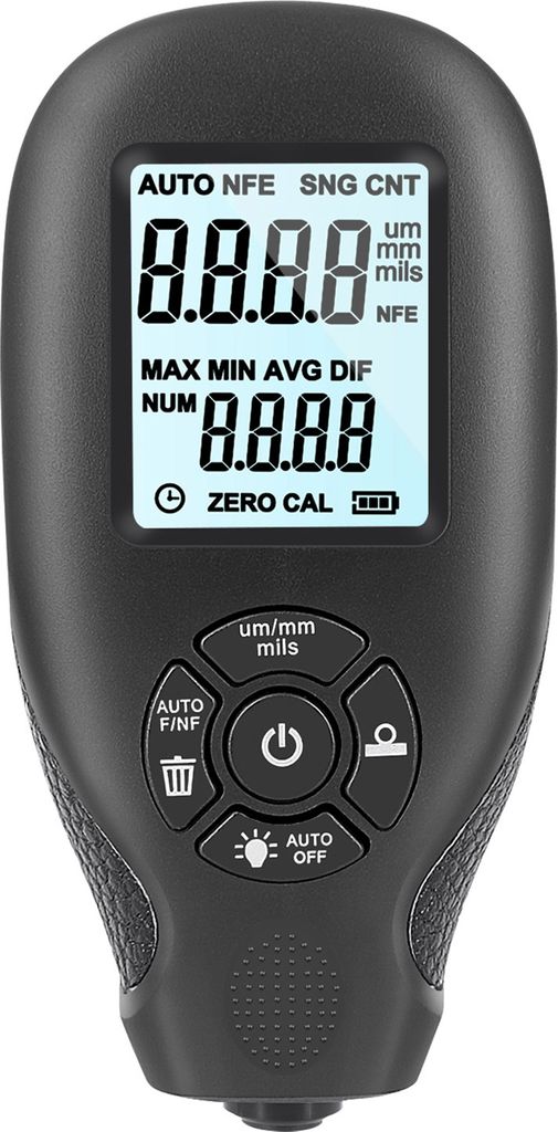 Lackdickenpruefer Auto-Lackschichtdickenmesser 0 2000um Digitaler Beschichtungsmesser mit LCD-Display Autolackfilm-Tester