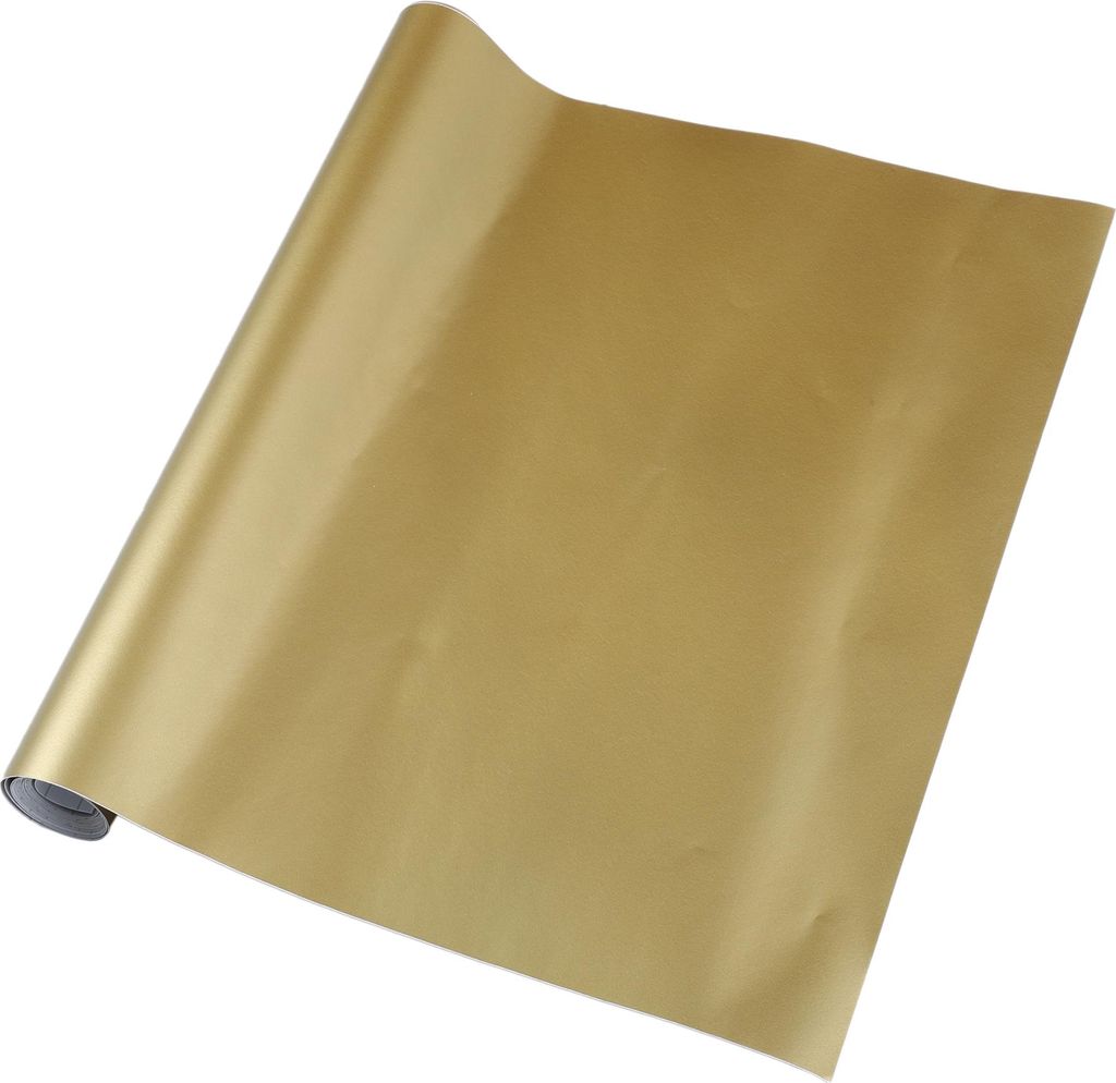 1 Stk. Autofolienfilm 1 ft x 59,84 Zoll Vinylfolie Abdeckung Universal Auto Schutz PVC Matte Gold Ton Exterieur Interieur