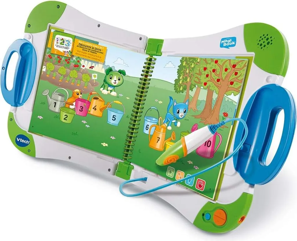 Jouet d'éveil Vtech 602105 : livre interactif parlant pour apprendre le français