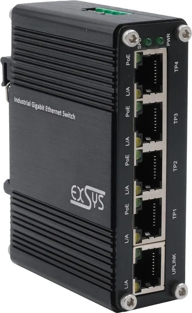 Mini Switch PoE Gigabit - Solution pour manque de prises Ethernet EXSYS