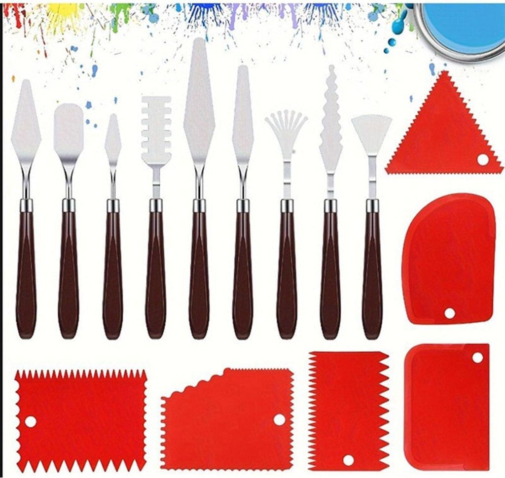 Palette Messer Und Abstreifermesser Malwerkzeug Produktbild 