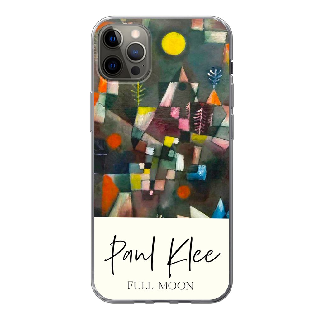 MuchoWow Handyhülle Schutzhülle Hülle für iPhone 12 Pro Max Paul Klee - Malerei - Kunst Silikon Softcase Handy Hülle - Hartschale