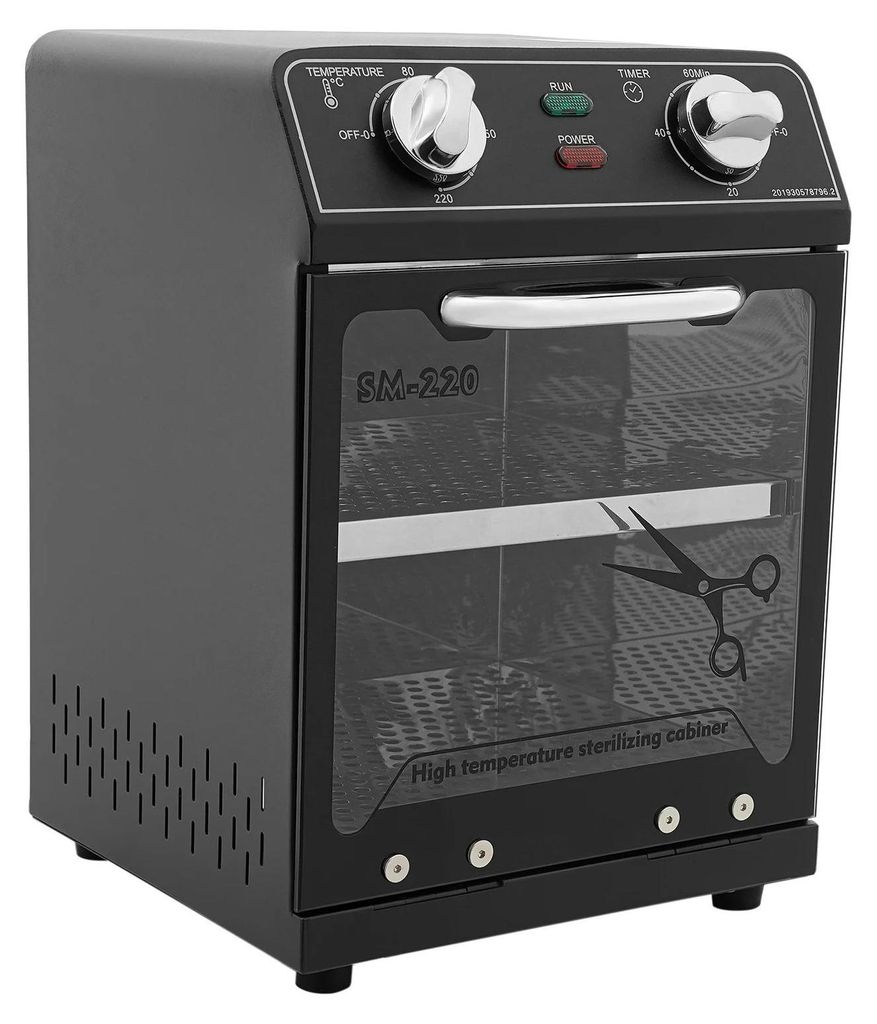 Sterilisator für Nagelwerkzeuge - Hochtemperatur Reinigungsgerät - Leistung 600 W - Volumen 8 L - EU-Stecker - Maße 22×21×31,5 cm