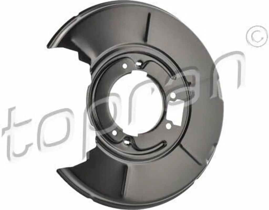 Flasque de frein arrière gauche TOPRAN 503010 pour BMW E46 E36 et Z4