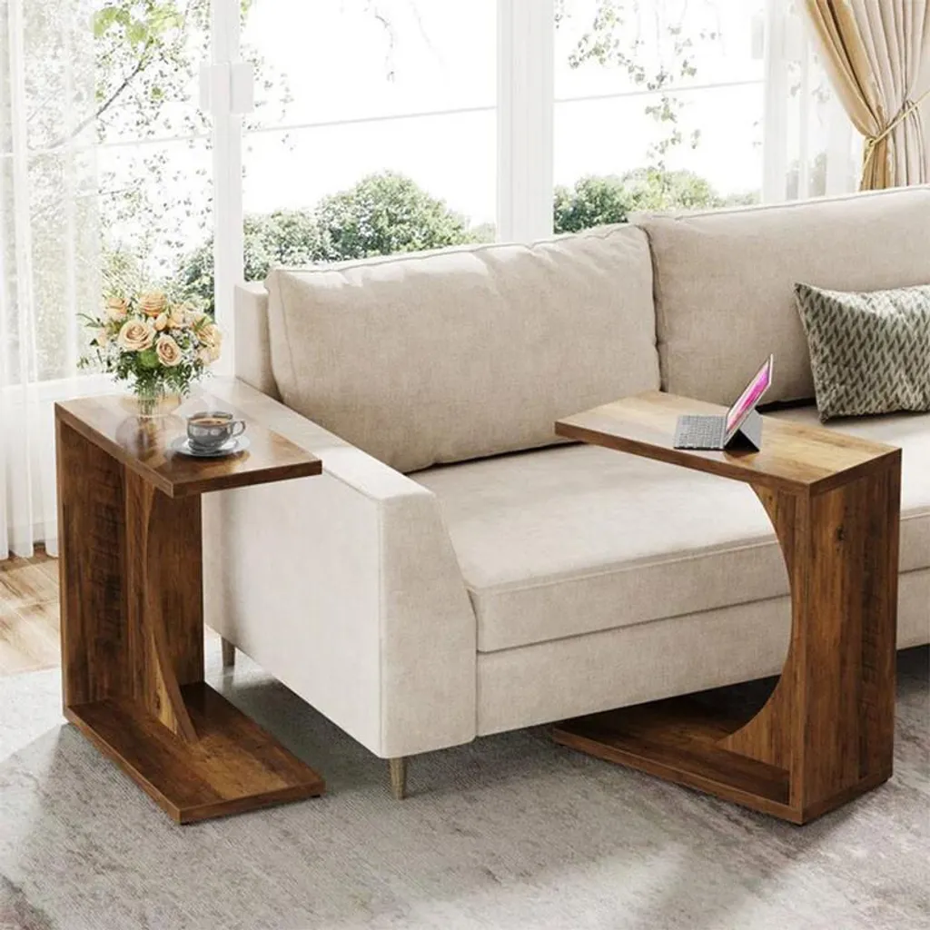 Table d'appoint étroite pour optimiser les petits espaces et salons - 5