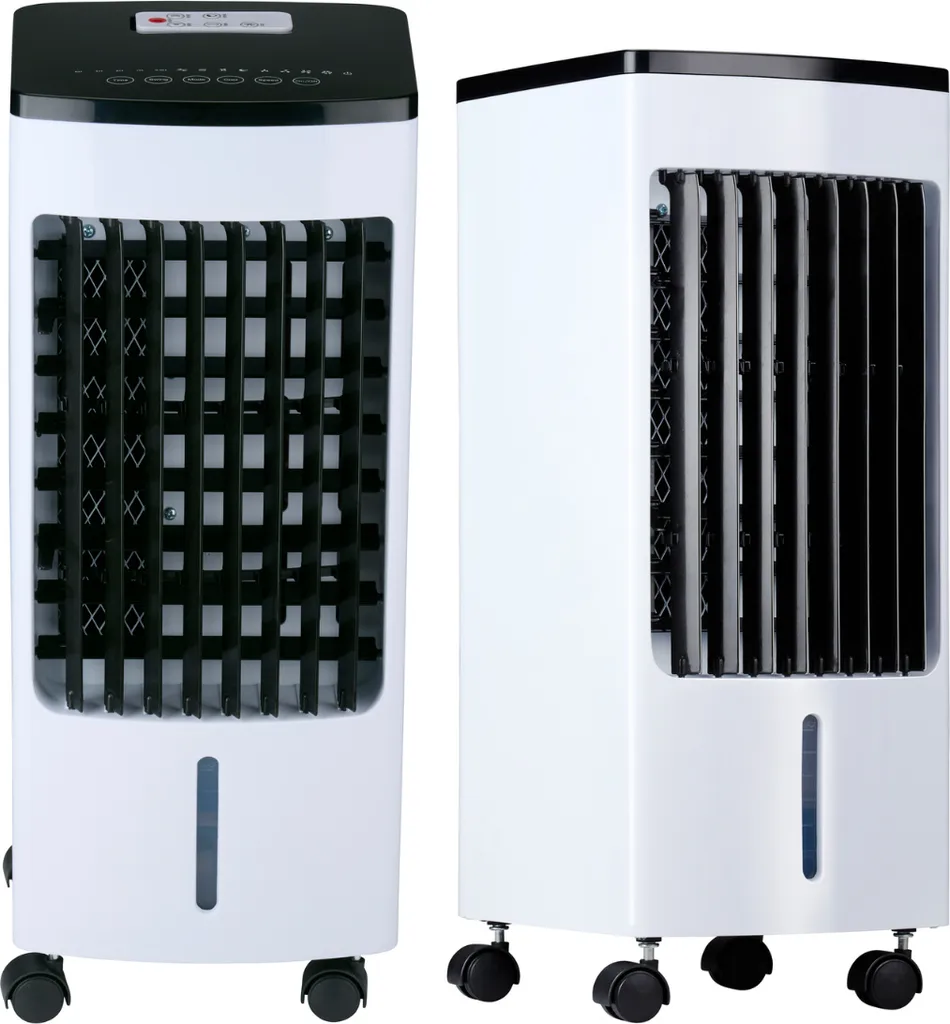 Refroidisseur d'air 80W 4L Noir : Fini la chaleur étouffante chez vous