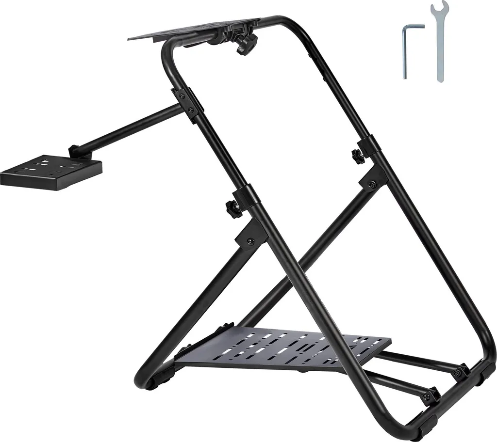VEVOR Support de Volant de Course 600-830mm pour Logitech et Fanatec