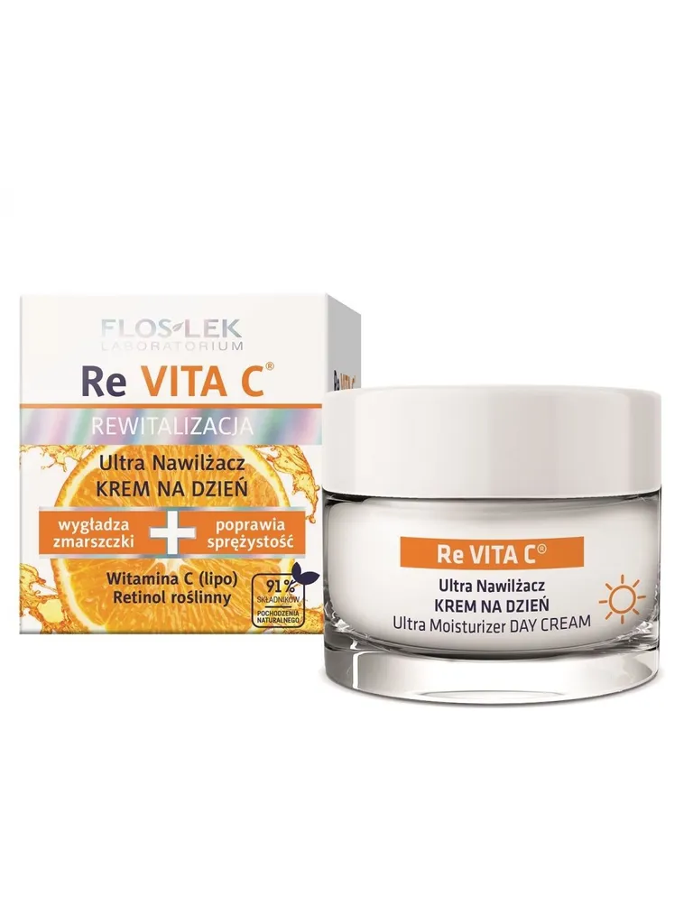 Crème Hydratante Floslek ReVITA C Anti-Teint Terne et Ridules 50ml