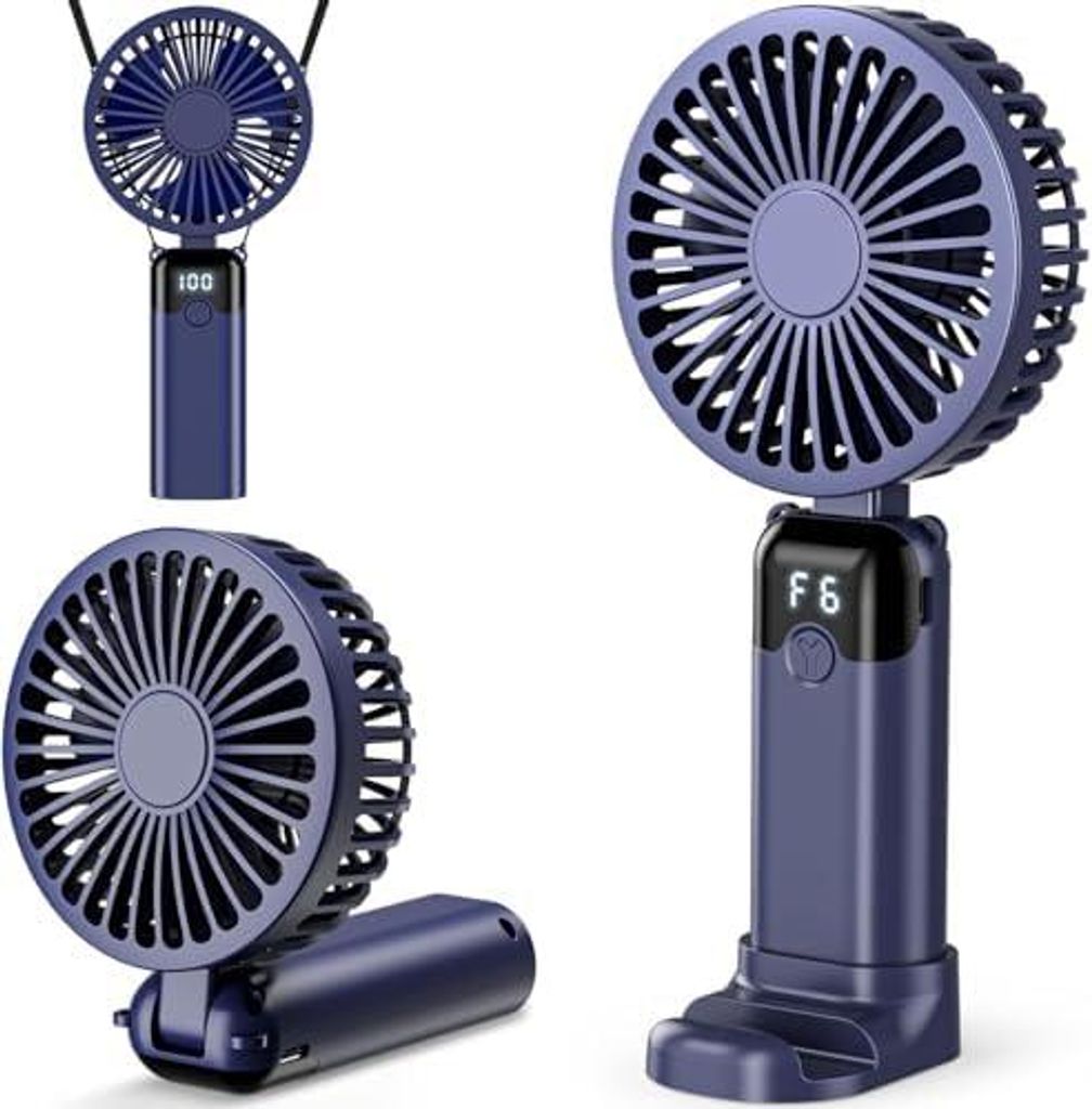 Handventilator, Tragbarer Mini Ventilator mit 4000mAh Akku, Produktbild 