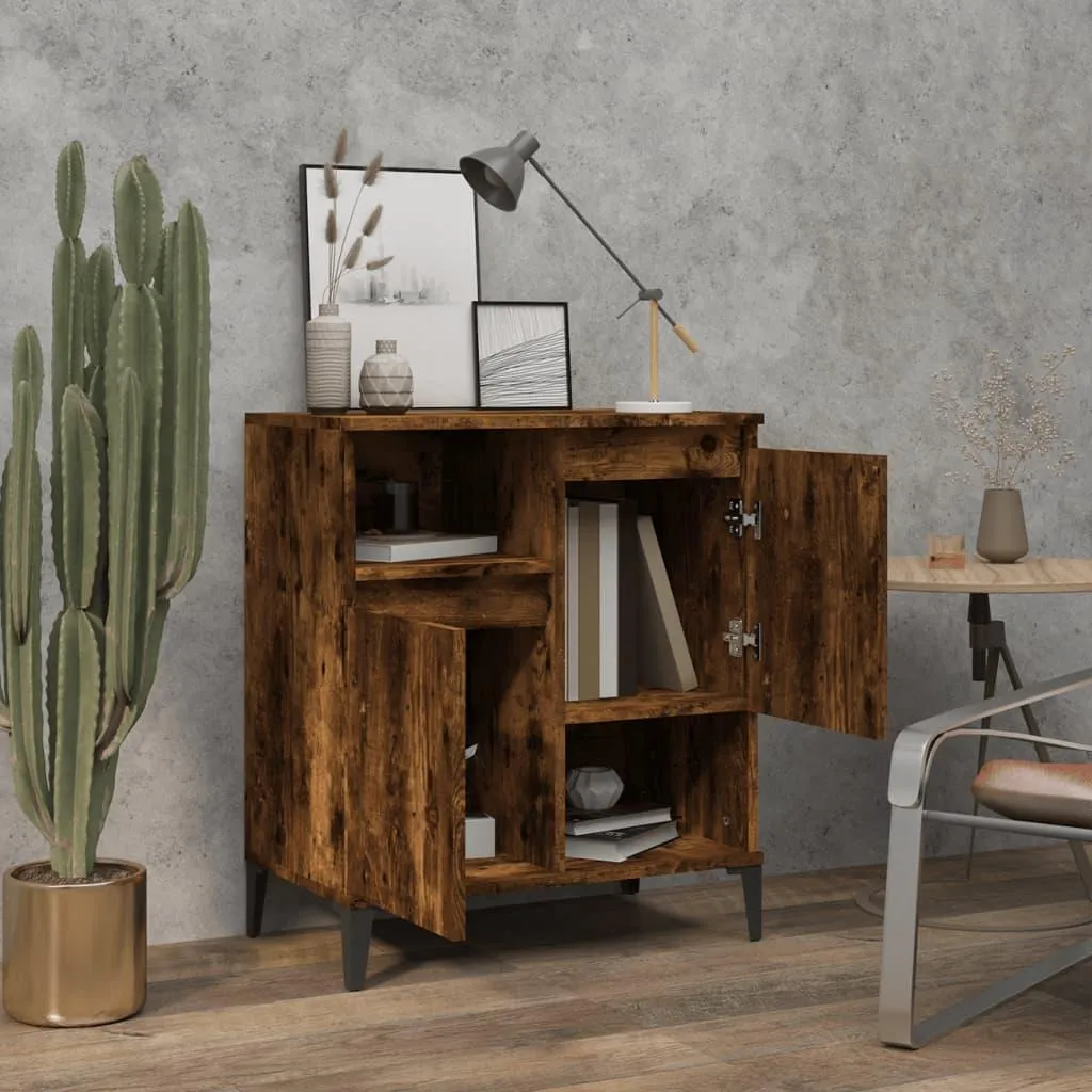 Sideboard vidaXL 60x35x70 cm Rovere Affumicato - Mobiletto Multiuso