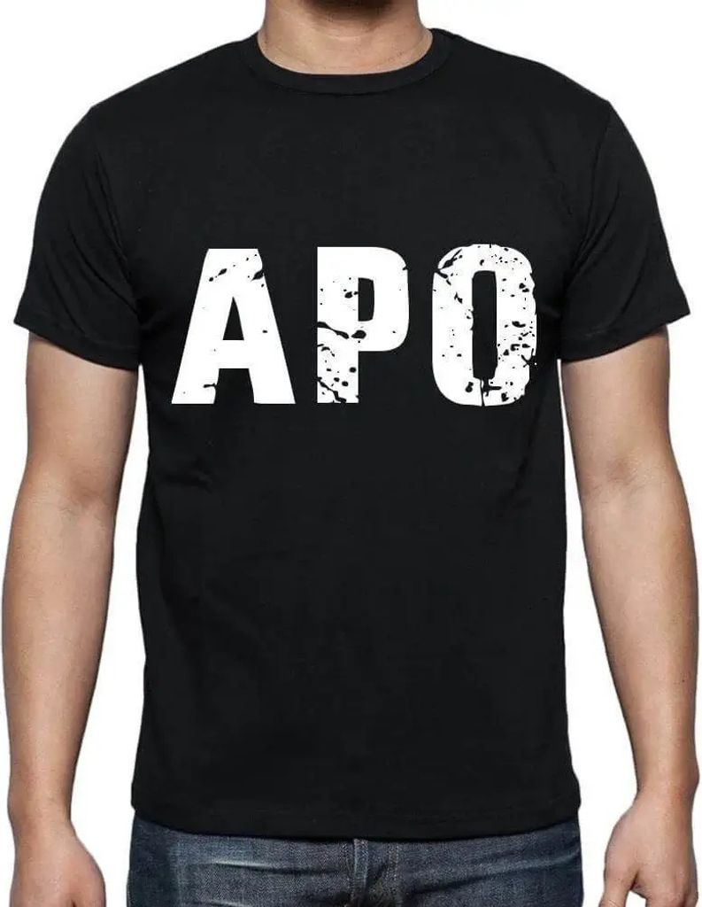 Herren Grafik T-Shirt Apo Öko-Verantwortlich Vintage Jahrgang Kurzarm Lustige Druck Geburtstag Geschenk Mann