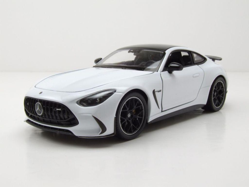 Welly WEL24132WHITE - 1/24 / Mercedes AMG GT, weiss/schwarz - Neu