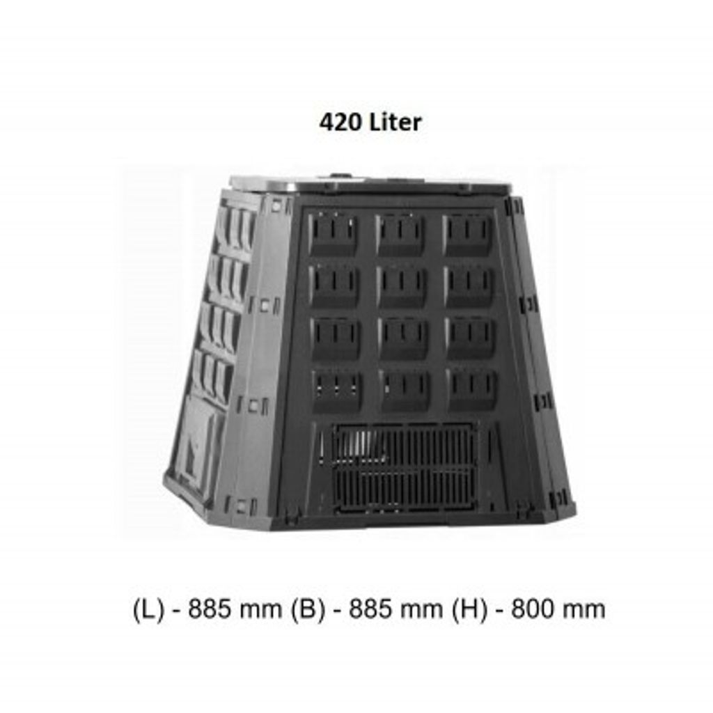 Compostbak EVOGREEN 420 liter - Zwart Productafbeelding 