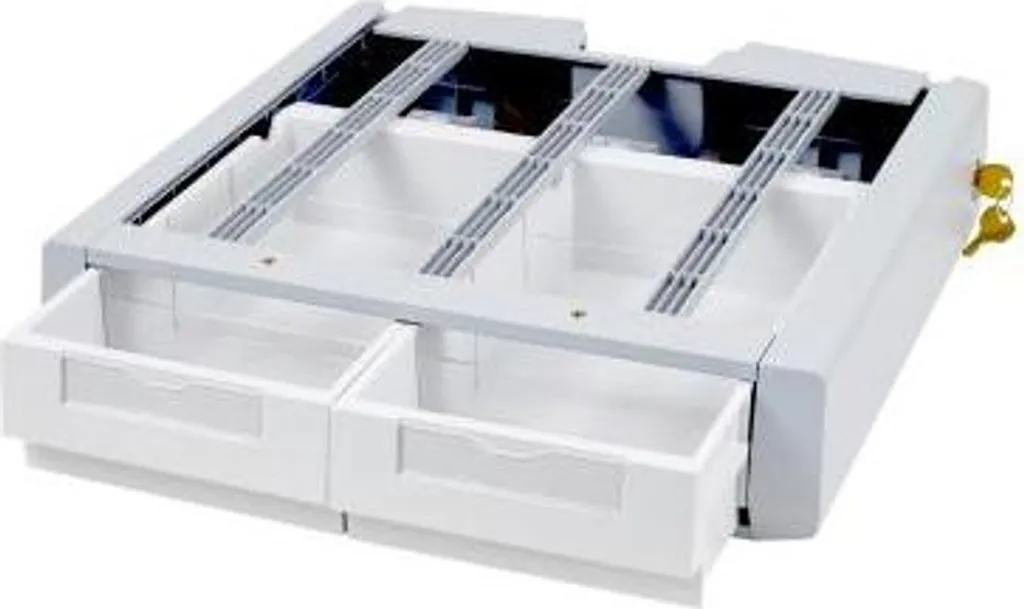 Tiroir Ergotron SV Double pour organiser vos fournitures sur chariot SV
