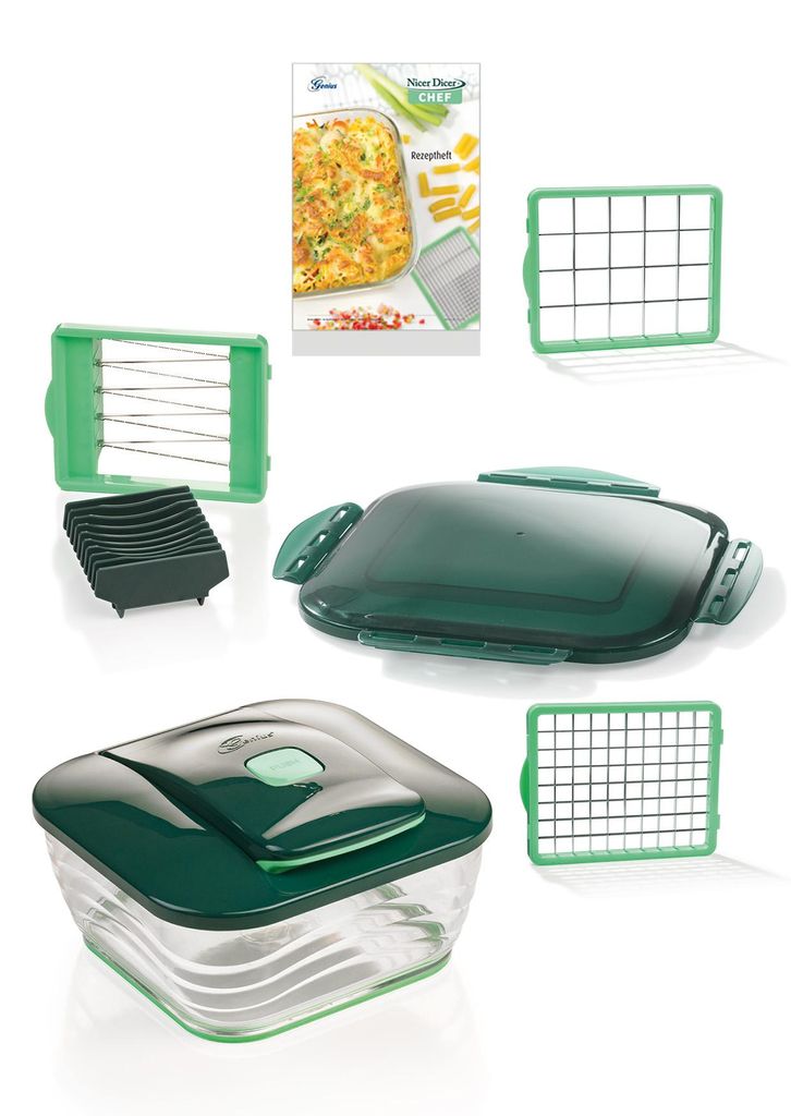 Genius Nicer Dicer Küchengerät Chef, 9-teilig