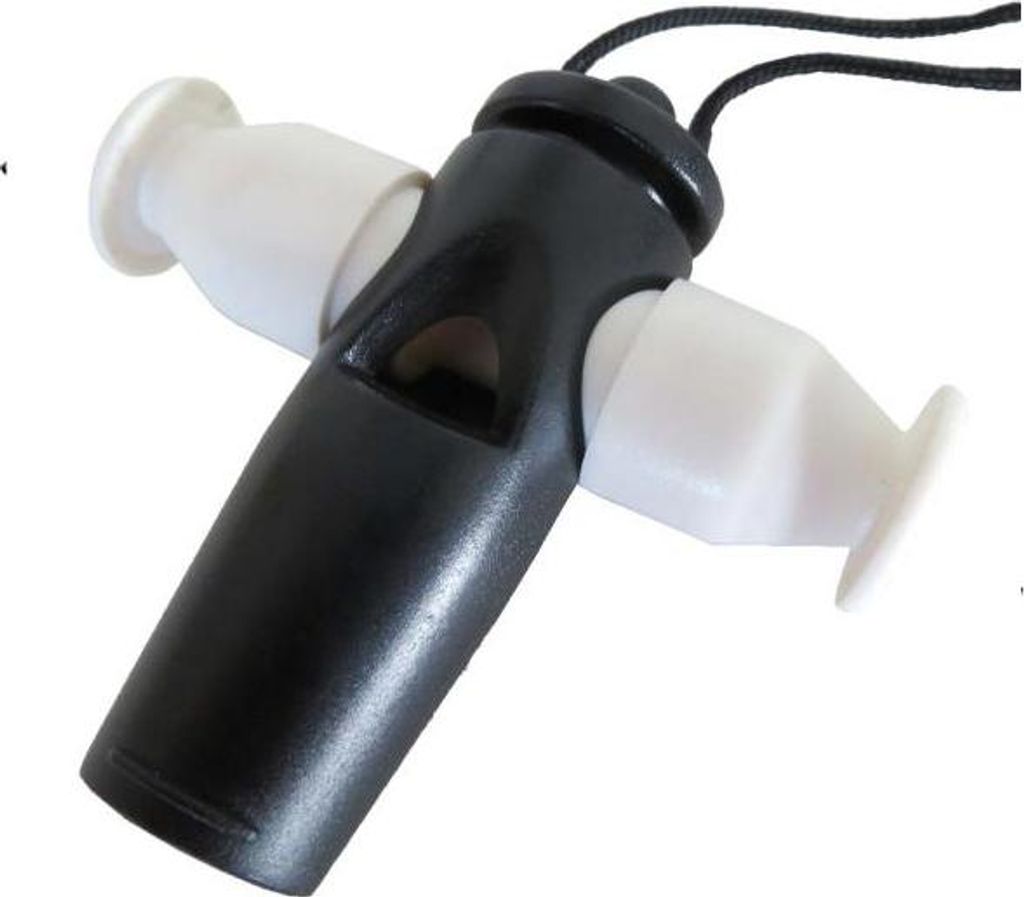 keepdrum SW-01 Sambapfeife inkl. Trageband Samba Pfeife Whistle 6 cm