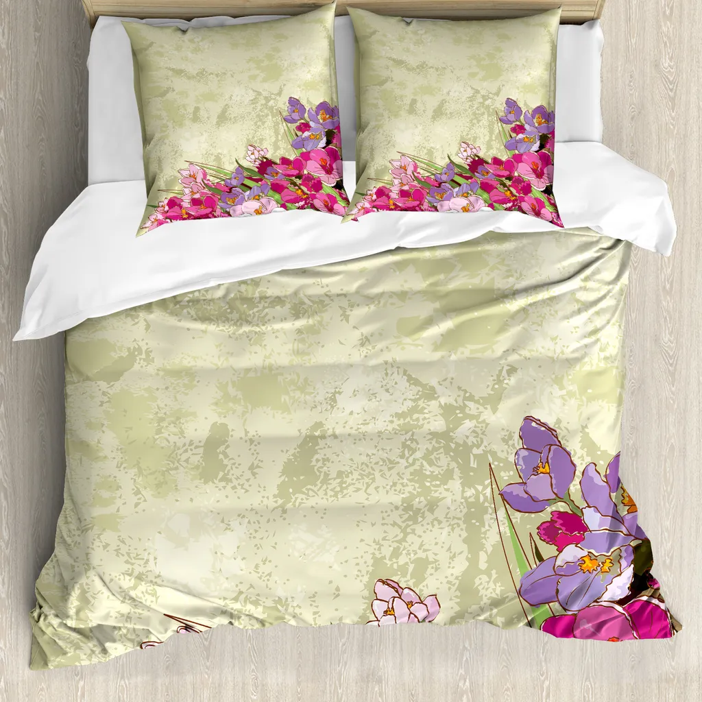 Housse de couette hypoallergénique kaki 155x220 cm : adieu aux allergies